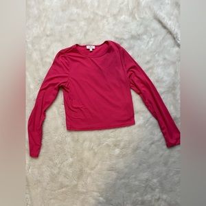 Pink long sleeve shirt